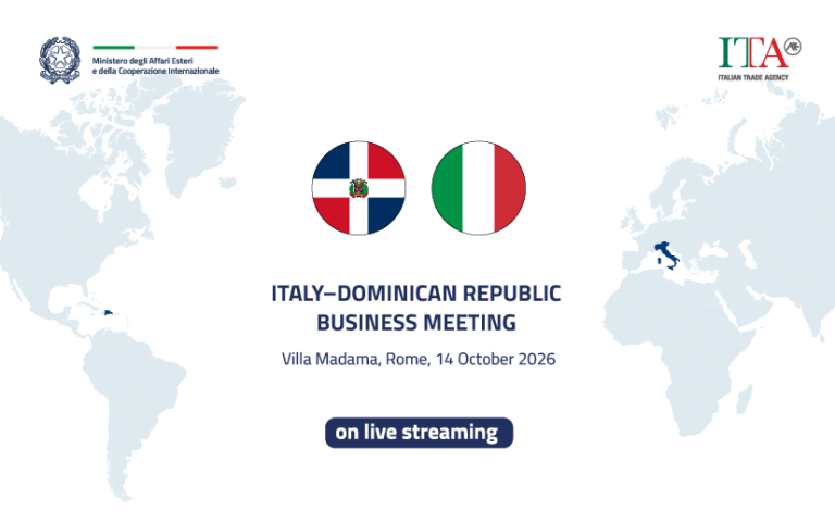 Tajani attends the Italy–Dominican Republic business meeting with Dominican President Luis Abinader