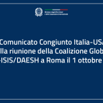 Comunicato Congiunto Italia-USA