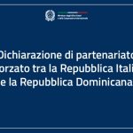 Dichiarazione di partenariato rafforzato tra la Repubblica Italiana e la Repubblica Dominicana