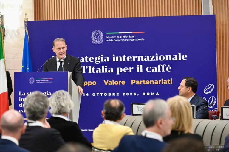La strategia internazionale dell’Italia per il caffè presentata oggi in Farnesina