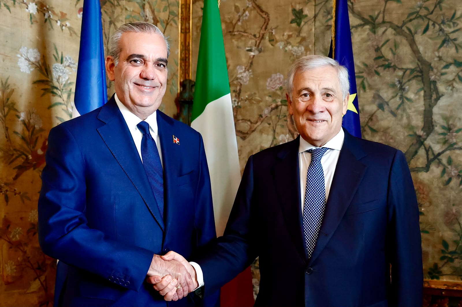 Tajani attends the Italy–Dominican Republic business meeting with Dominican President Luis Abinader