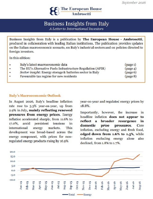 Business Insights from Italy - Maggio 2026