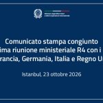 Comunicato stampa congiunto sulla prima riunione ministeriale R4 con i colleghi di Francia, Germania, Italia e Regno Unito