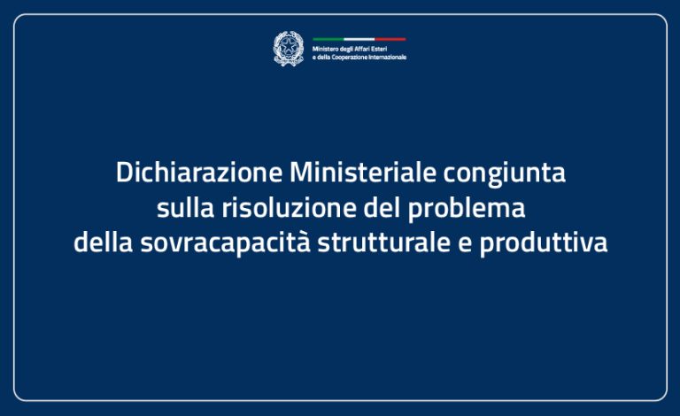dichiarazione ministeriale congiunta ITA