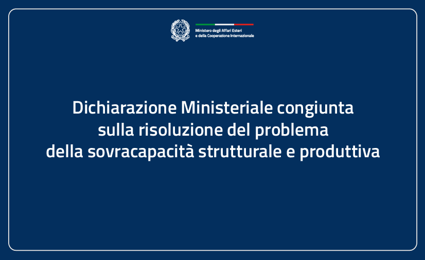 dichiarazione ministeriale congiunta ITA