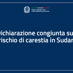 Dichiarazione congiunta sul rischio di carestia in Sudan
